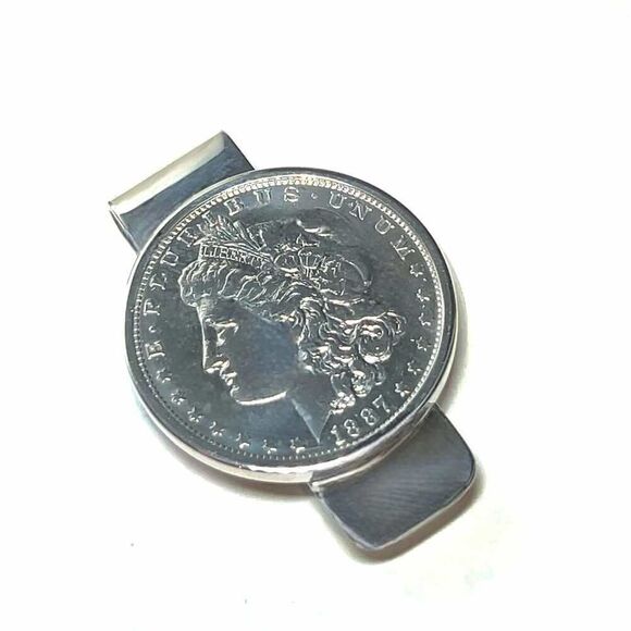 Tiffany & Co Estate 1887 E. Pluribus Unum Makers Money Clip Silver TIF734 - Picture 2 of 9